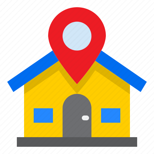 Home, house, map, navigation, pin icon - Download on Iconfinder
