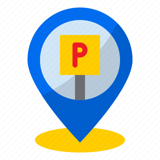 Car, location, navigation, park, pin icon - Download on Iconfinder