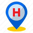 gps, hotel, location, navigation, pin