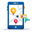 digital tracking, digital map, location map, map navigation, navigation pins 