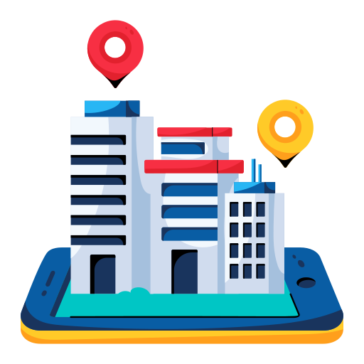 Digital tracking, digital map, location map, map navigation, navigation pins icon - Download on Iconfinder