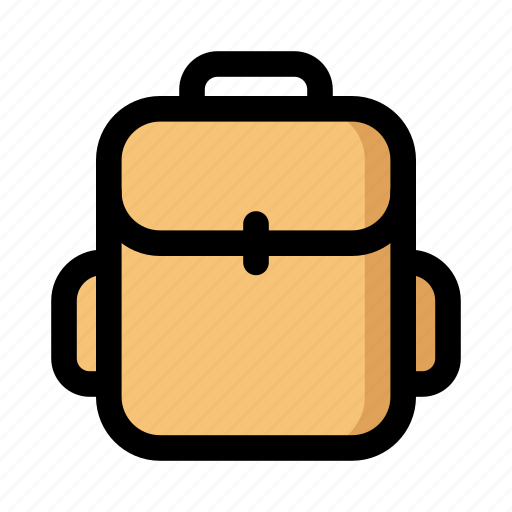 Backpack, bag, baggage, knapsack, inventory, school bag icon - Download on Iconfinder