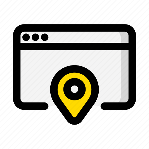 Browser, location, map, web, online, geo, trip icon - Download on Iconfinder