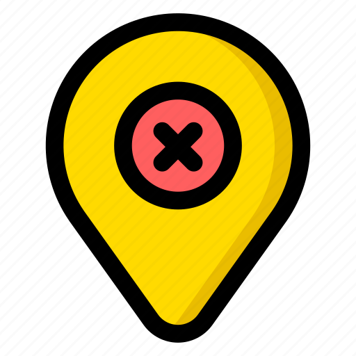 Delete, location, map, geo, remove, place, pin icon - Download on Iconfinder