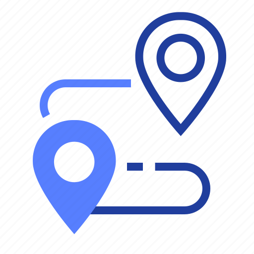 Map, pointer, route, way icon - Download on Iconfinder