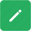app, edit, green, instrument, pen, pencil, write 
