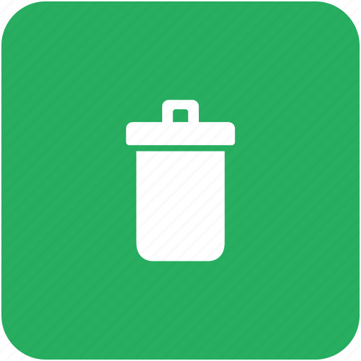App, delete, files, garbage, green, trash icon - Download on Iconfinder