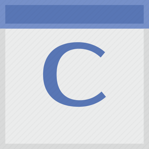 C, calendar, key, latin, letter icon - Download on Iconfinder