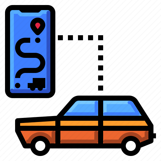 Car, destination, arrival, navigation, location icon - Download on Iconfinder