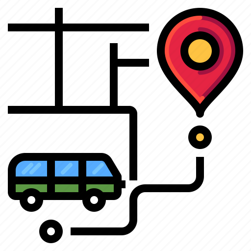 Destination, city, trip, navigation, way icon - Download on Iconfinder