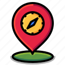 marker, location, navigation, pin, map