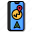 navigation, mobile, app, application, map 