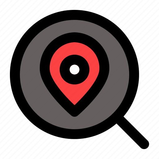 Search, pin, location, navigation, map, graphic card icon - Download on Iconfinder