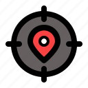 target, pin, location, navigation, map, graphic card