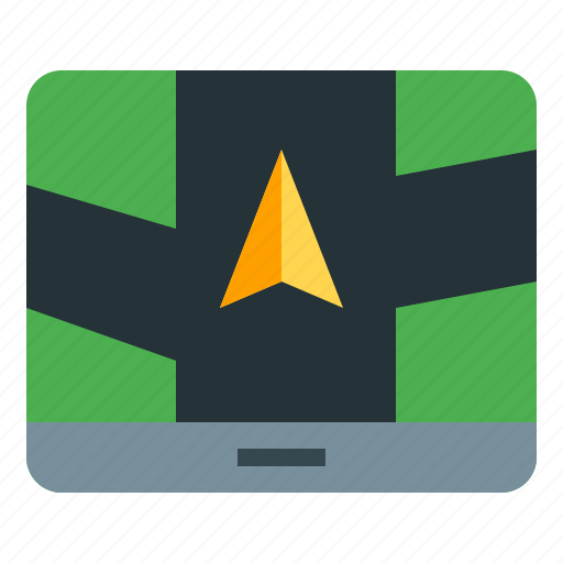 Direction, gps, guide, navigation, tablet icon - Download on Iconfinder