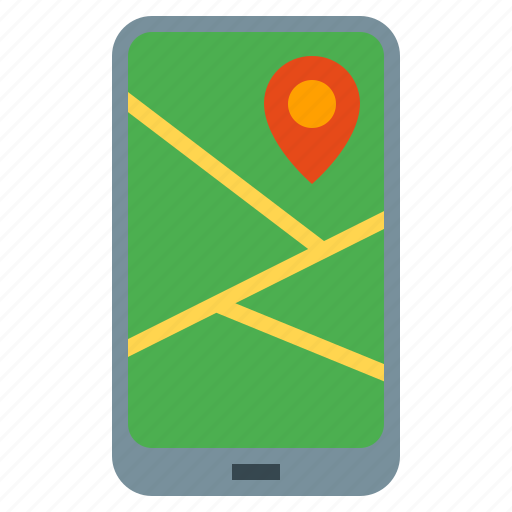 Direction, guide, navigation, navigator, smartphone icon - Download on Iconfinder