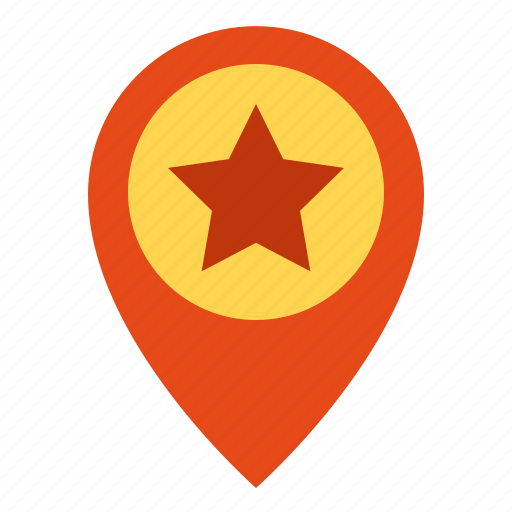 Favourite, pin, pointer, position, star icon - Download on Iconfinder