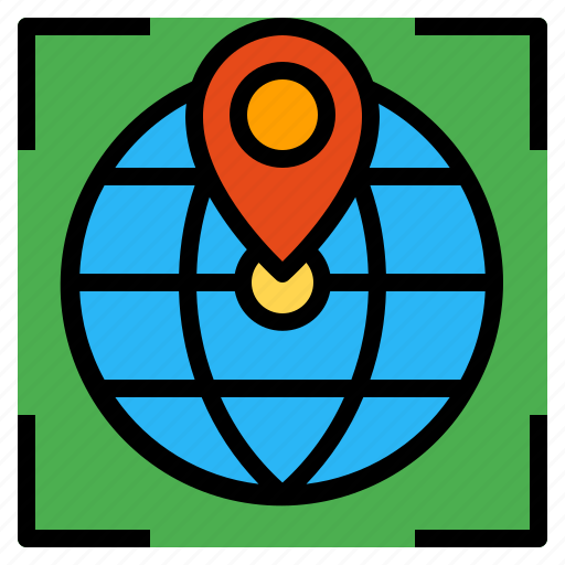Globe, location, marker, pointer, position icon - Download on Iconfinder