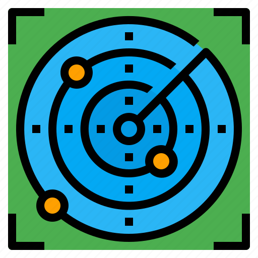 Detect, device, distance, objects, radar icon - Download on Iconfinder