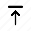 arrow, direction, location, navigation, outline 