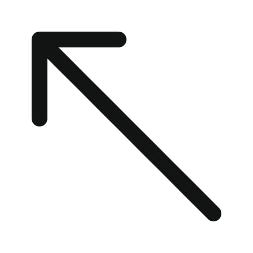 Arrow, diagonal, diagonalarrowupleft, left arrow, top arrow, up arrow icon - Free download