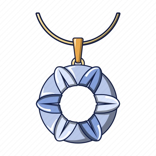 Blue, carat, cartoon, concept, fashion, jewelry, necklace icon - Download on Iconfinder