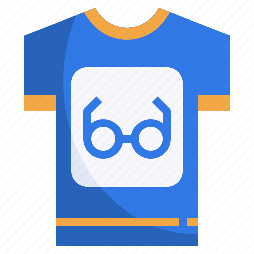 Tshirt, fashion, nerd, clothing, eyeglasses icon - Download on Iconfinder