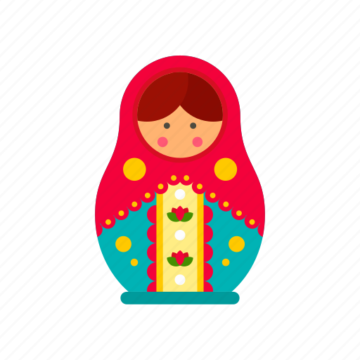 Doll, ethnic, face, nesting, russian, toy, traditional icon - Download on Iconfinder