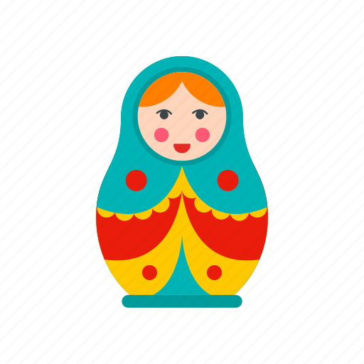 Doll, matryoshka, nesting, russian, soviet, toy, traditional icon - Download on Iconfinder