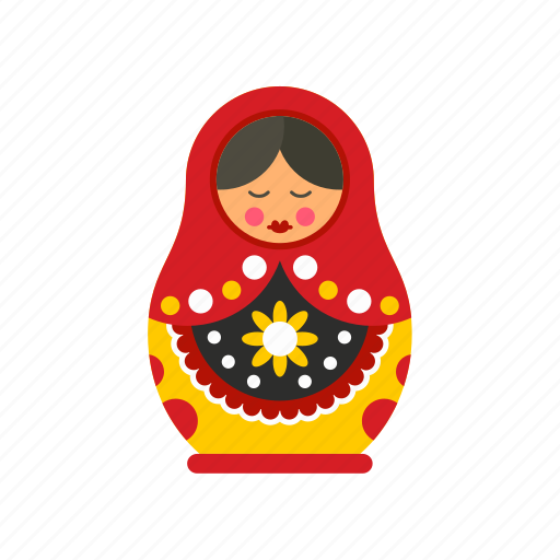 Babushka, culture, cute, doll, matryoshka, nesting, russian icon - Download on Iconfinder