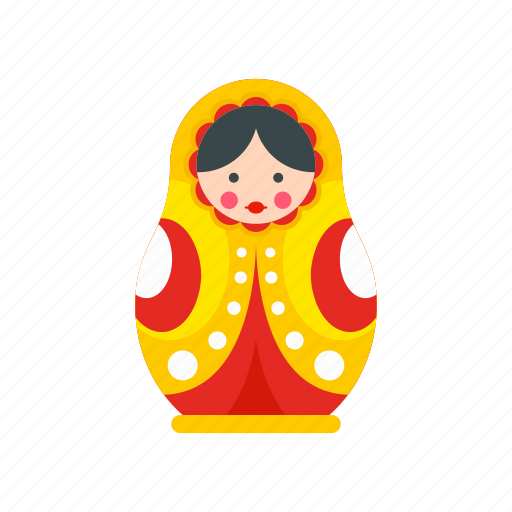 Doll, moscow, nesting, russia, russian, traditional, wood icon - Download on Iconfinder