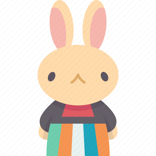Doll, rabbit, bunny, plush, gift icon - Download on Iconfinder