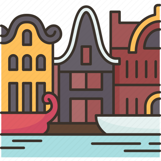 Amsterdam, city, canal, holland, tourism icon - Download on Iconfinder