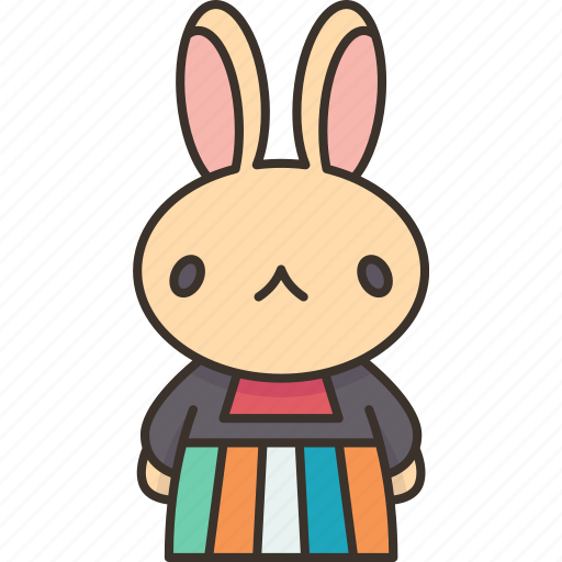 Doll, rabbit, bunny, plush, gift icon - Download on Iconfinder