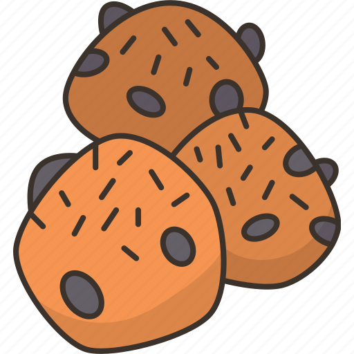 Oliebollen, ball, fried, snack, sweet icon - Download on Iconfinder