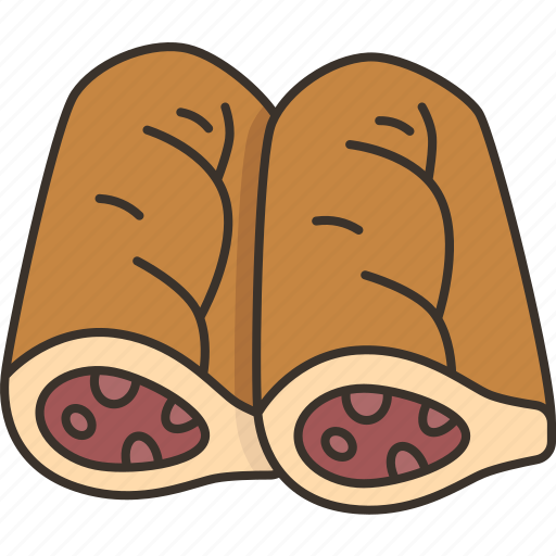 Saucijzenbroodje, puff, pastry, sausage, snack icon - Download on Iconfinder