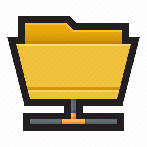 Directory, folder, local folder, network folder icon - Download on Iconfinder