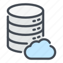 cloud, data, database, network, server, service, storage