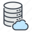cloud, data, database, network, server, service, storage 