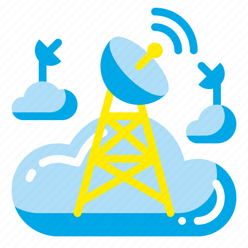 Aerial, antenna, broadcast, communication, radio, satellite, tower icon - Download on Iconfinder