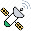 antenna, artificial satellite, communication satellite, satellite broadcasting, space antenna