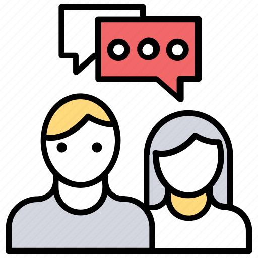 Communication, conversation, discussion, speaking, talking icon - Download on Iconfinder