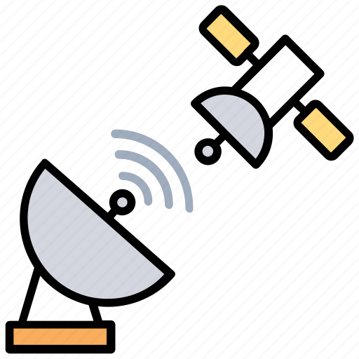 Antenna, artificial satellite, communication satellite, satellite broadcasting, space antenna icon - Download on Iconfinder