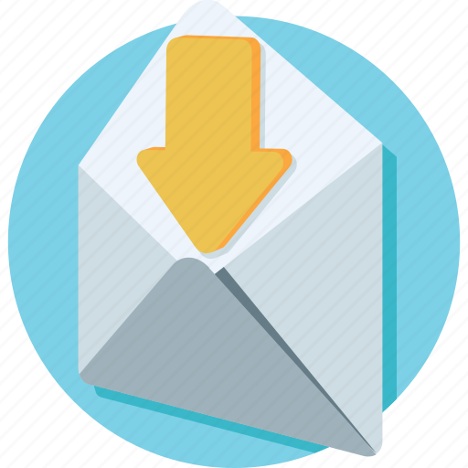 Inbox, letter, mail, message, receive message icon - Download on Iconfinder