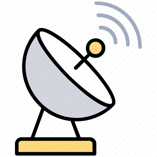 Communication technology, parabolic dish, radio telescope, satellite antenna, satellite dish icon - Download on Iconfinder