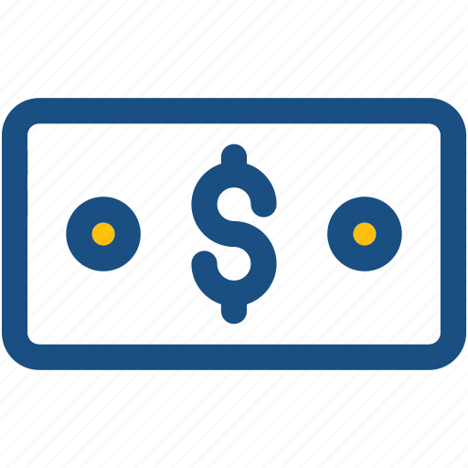 Banknote, currency note, dollar note, paper money, paper note icon - Download on Iconfinder