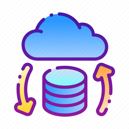 Cloud, database, server, sharing, transfer, storage, data icon - Download on Iconfinder