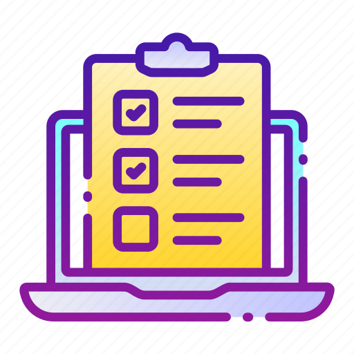 Online, survey, assessment, checklist, feedback, questionnaire, question icon - Download on Iconfinder
