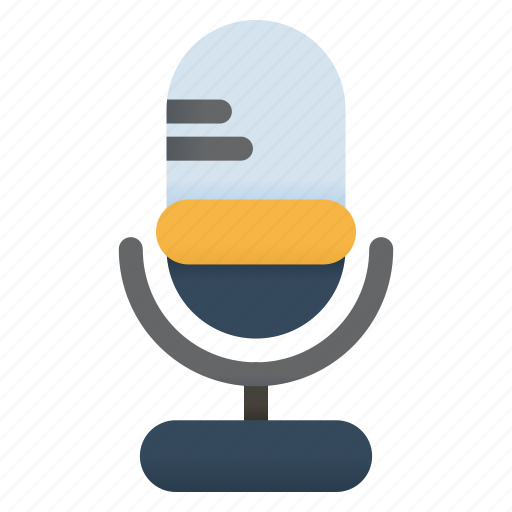 Microphone, podcast, talk, conversation, communication, interaction, chat icon - Download on Iconfinder