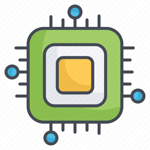 Electronic, microchip, circuit, pc, hardware icon - Download on Iconfinder